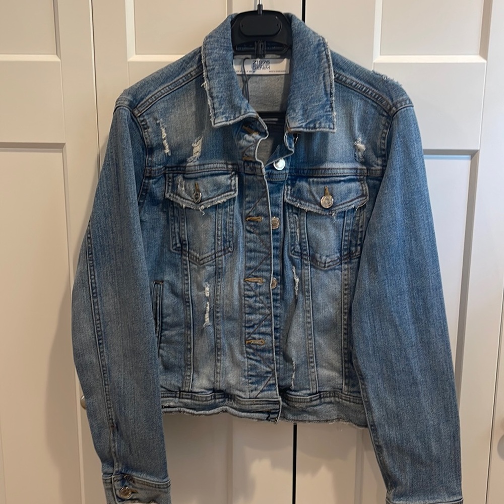 Zara Basic Denim Jacket - image 1